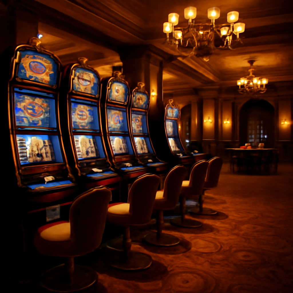Casino interior ambiance at PokieSurf Login