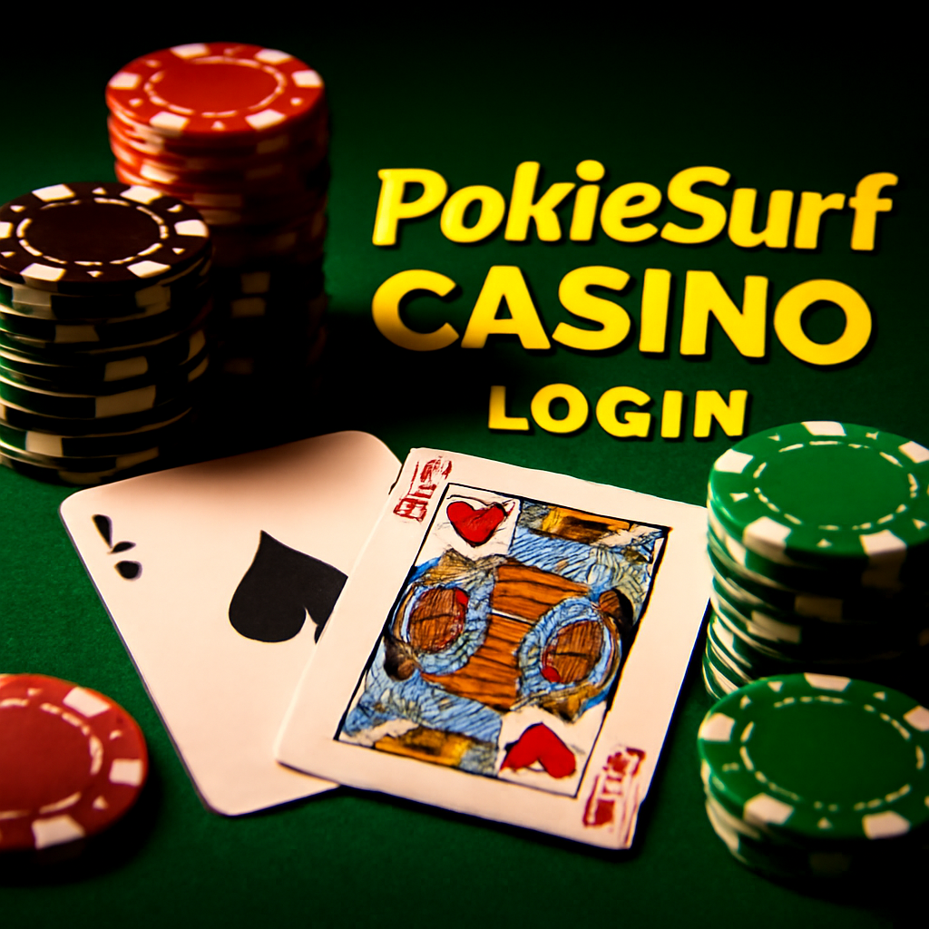 Casino gameplay at PokieSurf login
